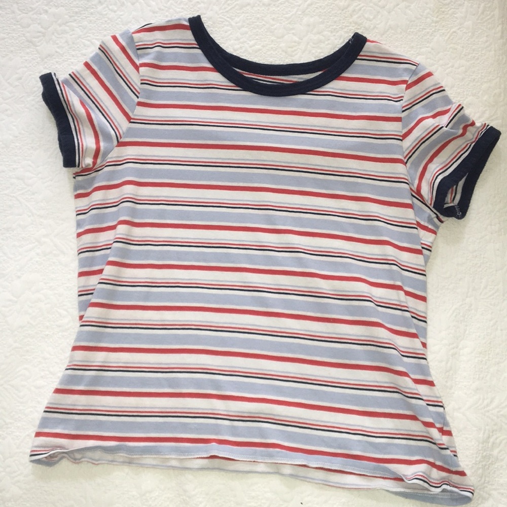 Striped American Eagle Top- Medium